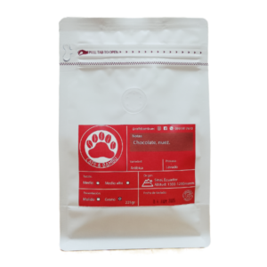 Café arábica en grano de Morona Santiago empaquetado